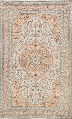 Muted semi antique floral - semi,