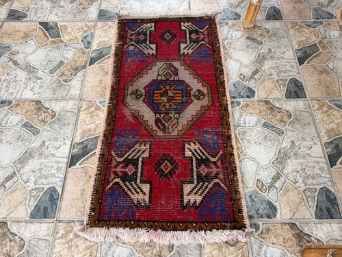 Vintage area red - red, 2x3